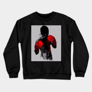 Striker Boxing Muay Thai Kickboxing MMA Mural T-Shirt Crewneck Sweatshirt